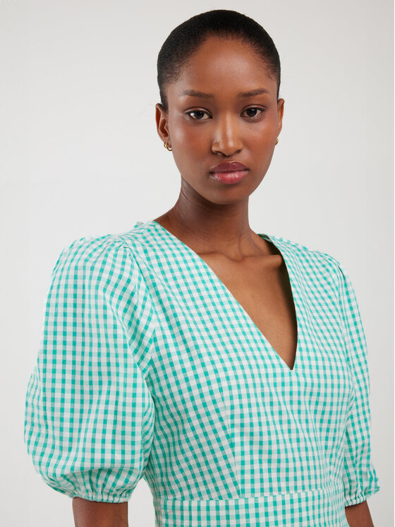 BIG STAR BIG STAR Sukienka codzienna TIKO_302_340 Turkusowy Relaxed Fit