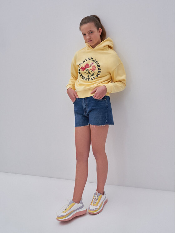 BIG STAR BIG STAR Szorty jeansowe shaina_516 Niebieski Basic Fit