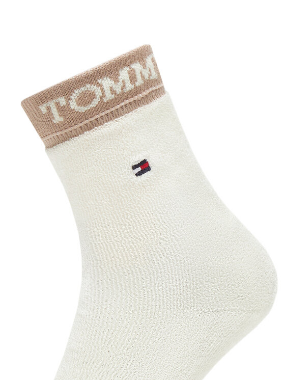 Tommy Hilfiger Tommy Hilfiger Dlouhé ponožky 701236328 Écru