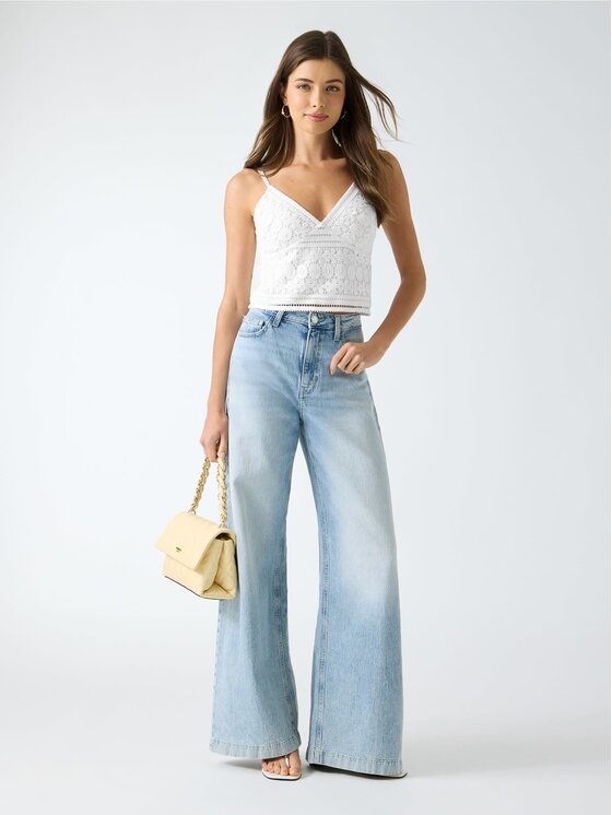 Guess Guess Top 183949 Bílá Classic Fit