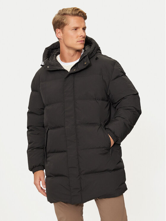 United Colors Of Benetton United Colors Of Benetton Pehelykabát 2JF8UN05D Fekete Regular Fit