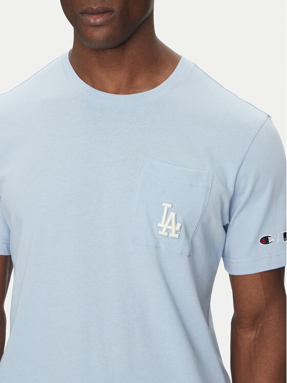 Champion Champion Футболка 221038 Блакитний Regular Fit