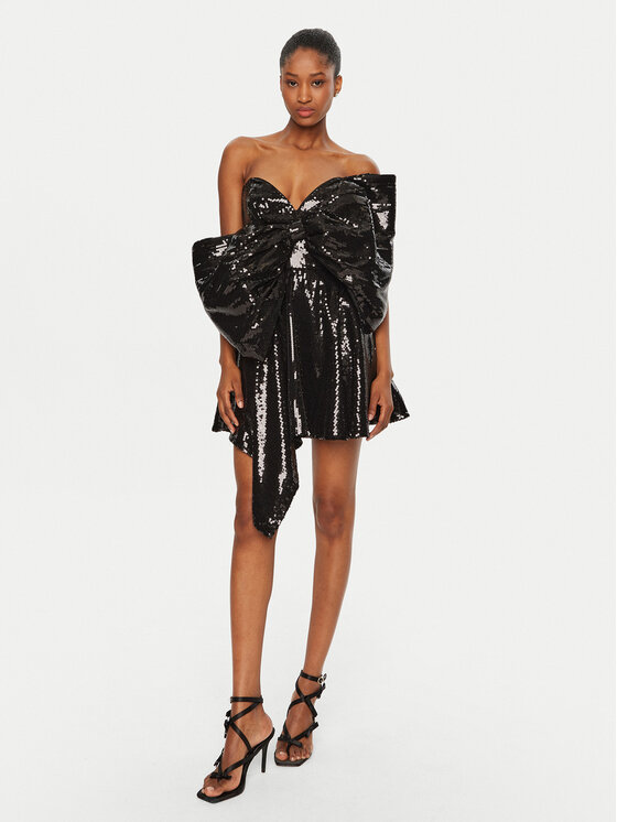 BARDOT BARDOT Kokteilinė suknelė 59557DB Juoda Regular Fit