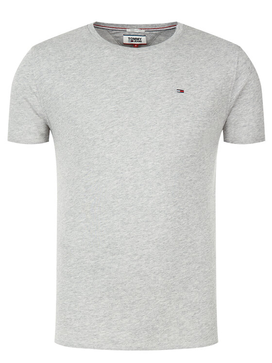 Tommy Jeans Tommy Jeans Футболка DM0DM04411 Сірий Slim Fit
