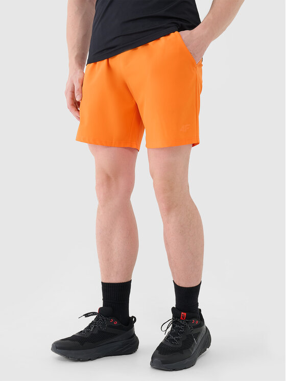 4F 4F Szorty sportowe MULTI ACTIVE Pomarańczowy Regular Fit