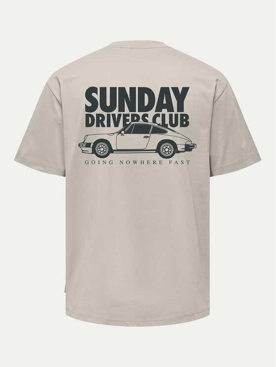 Only & Sons Only & Sons T-Shirt Bowen 22032071 Beige Relaxed Fit