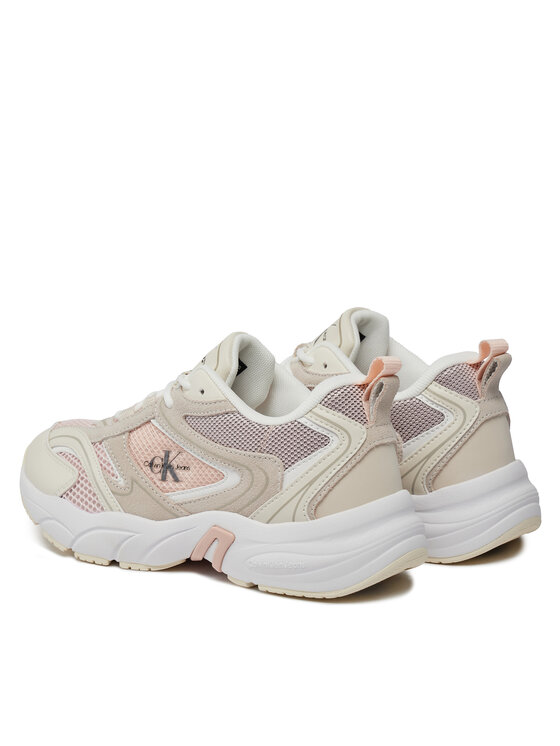 Calvin Klein Jeans Calvin Klein Jeans Laisvalaikio batai Retro Tennis Su-Mesh Wn YW0YW00891 Smėlio