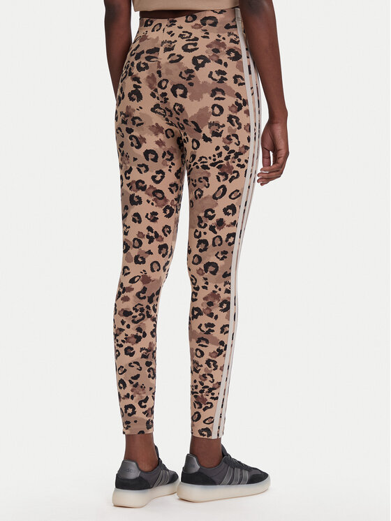 adidas adidas Pajkice Animal Print 3-Stripes JM1865 Bež Slim Fit
