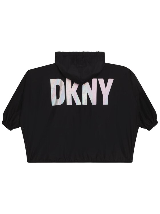 DKNY DKNY Μπουφάν μεταβατικό D36673 S Μαύρο Regular Fit