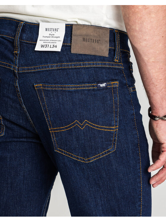 Mustang Mustang Jeansy TRAMPER STRAIGHT Niebieski Straight Fit