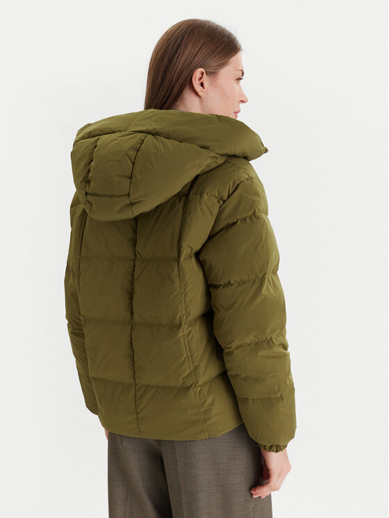 United Colors Of Benetton United Colors Of Benetton Пухено яке 22T6DN086 Зелен Regular Fit