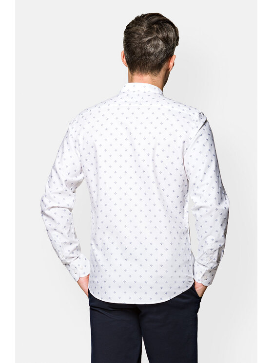 Lancerto Lancerto Koszula Theo KO073122000027 Biały Slim Fit