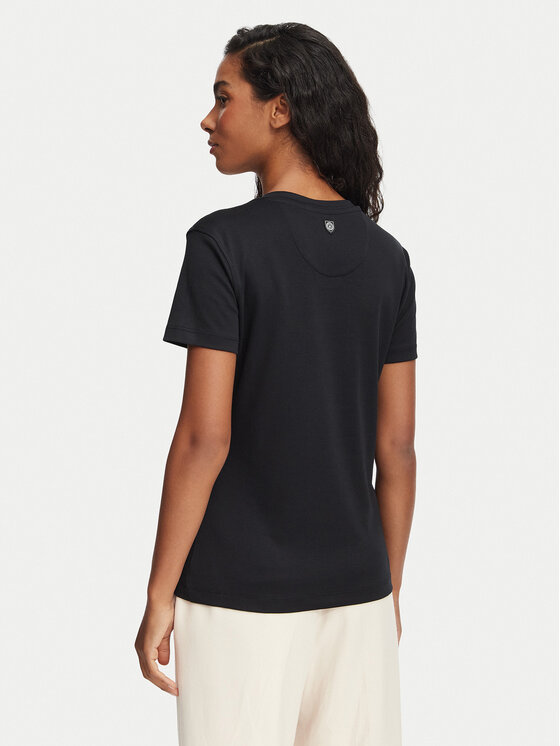 Beverly Hills Polo Club Beverly Hills Polo Club Тишърт L1608-HR Черен Regular Fit