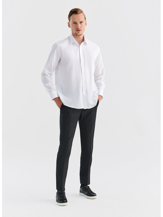 Pako Lorente Pako Lorente Koszula P000B-1X-595 Biały Regular Fit