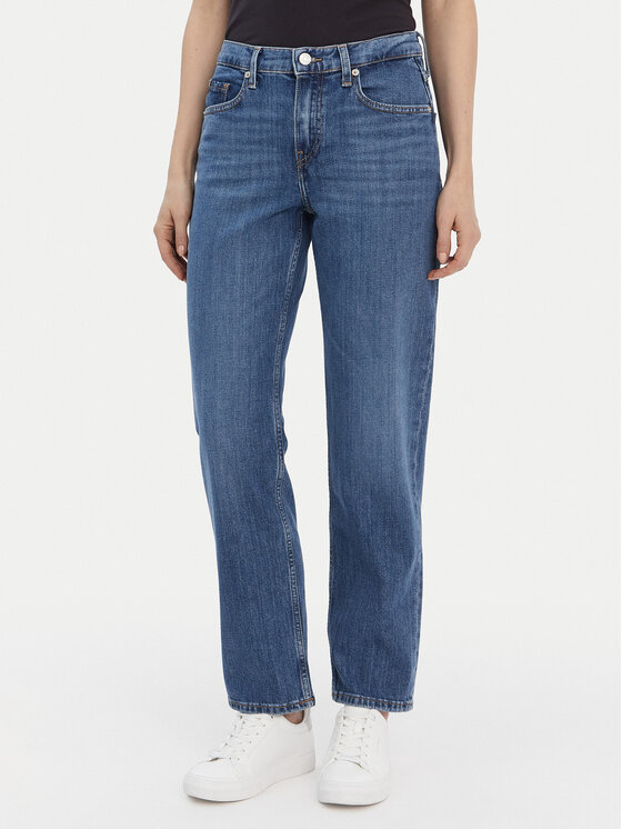 Tommy Hilfiger Blugi Classic WW0WW42489 Albastru Straight Fit