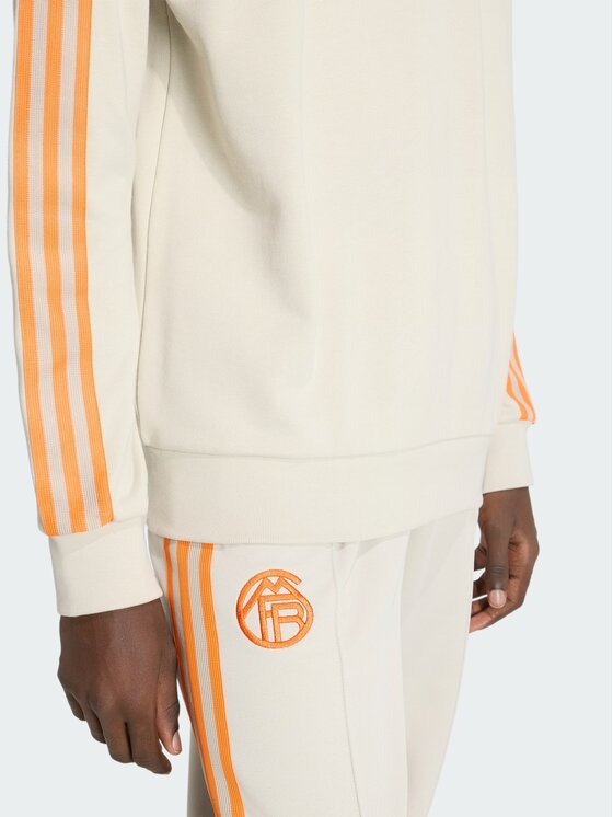adidas adidas Bluza FC Bayern Originals Half Zip Beżowy Regular Fit