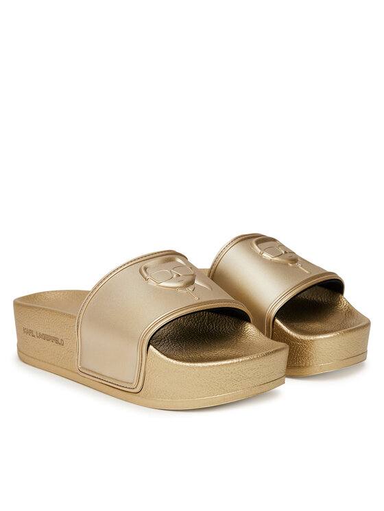 KARL LAGERFELD KARL LAGERFELD Natikače Kondo Maxi KL80819M Zlatna
