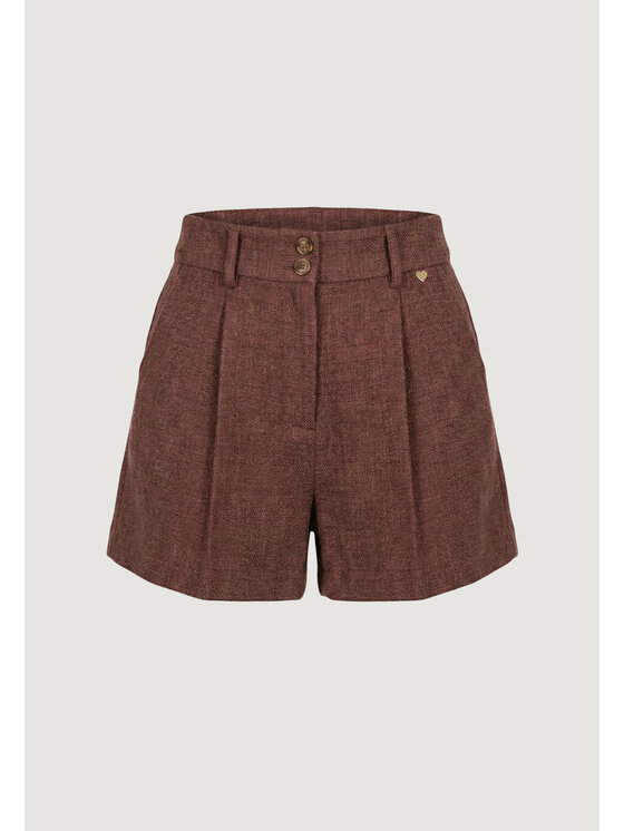 Artigli Artigli Pantaloncini di jeans CON PIEGHE Marrone Casual Fit