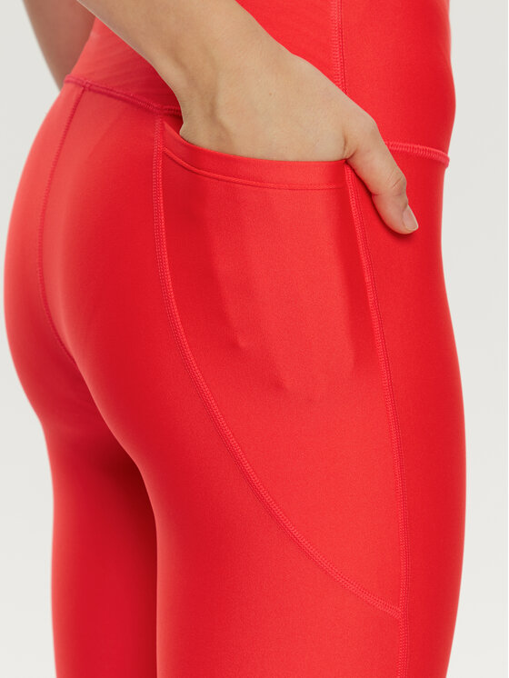 Under Armour Under Armour Leggings UA Tech™ 1386408 Tamnocrvena Slim Fit