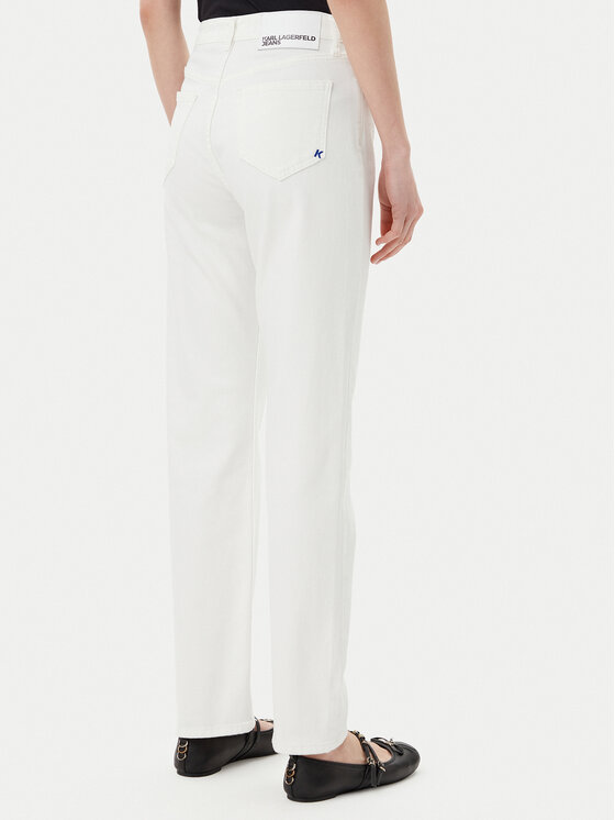 Karl Lagerfeld Jeans Karl Lagerfeld Jeans Džínsy A2W10135 Biela Straight Fit