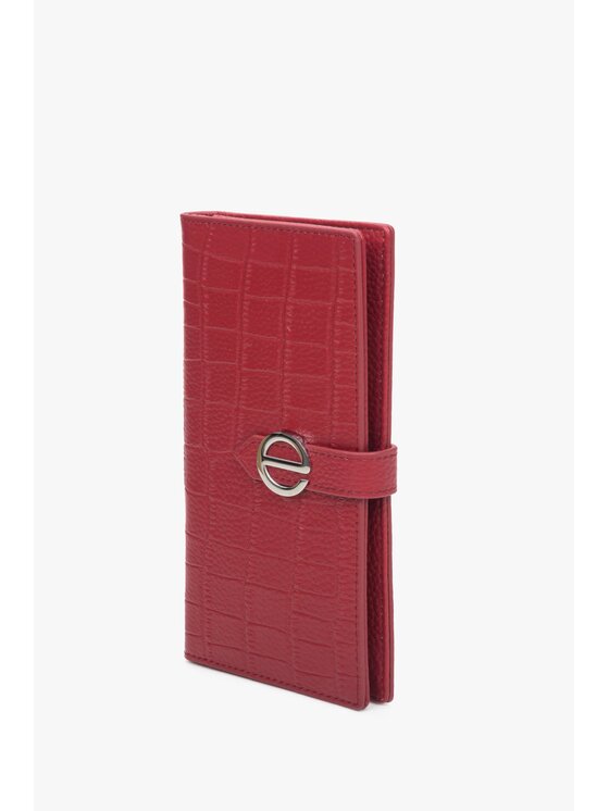 Estro Estro Portafoglio grande da donna ER00113917 Rosso