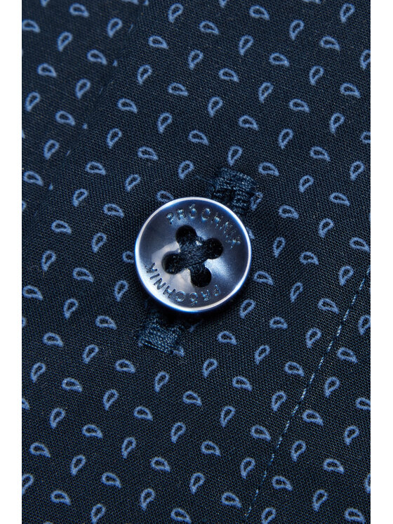 Próchnik Próchnik Koszula PM41 KO073224000038 Granatowy Slim Fit