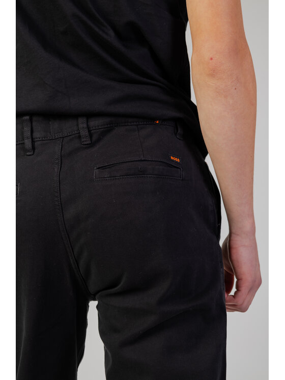 BOSS Boss Pantaloni chino q-roa-28459 Nero Regular Fit