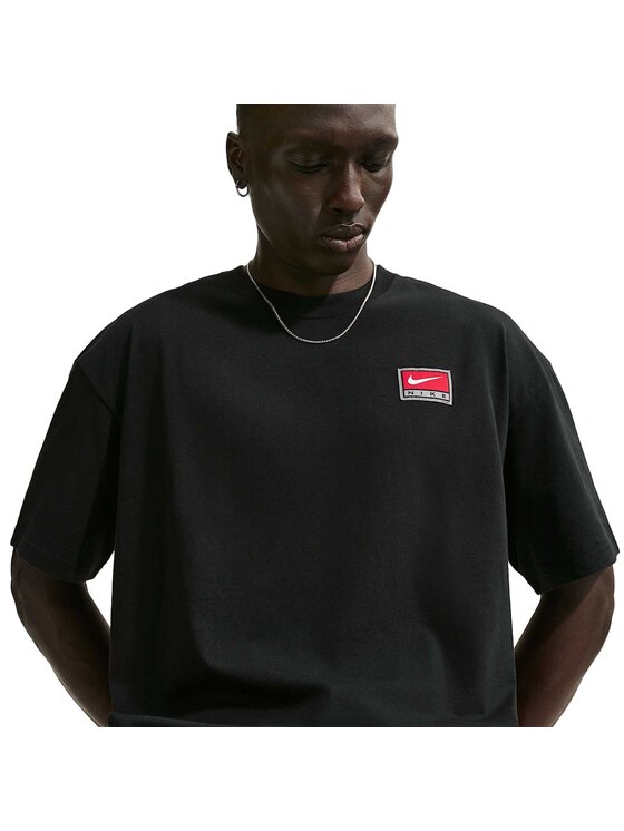 Nike Nike T-Shirt M NL SS BOXY KNIT TOP II4379-010 Czarny Oversize
