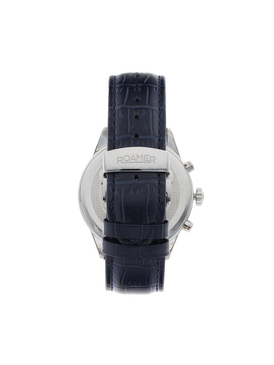 Roamer Roamer Zegarek Superior Chrono 508837 41 40 05 Granatowy