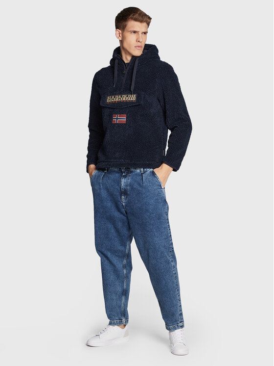 Napapijri Napapijri Flis Burgee NP0A4GJ3 Tamnoplava Regular Fit