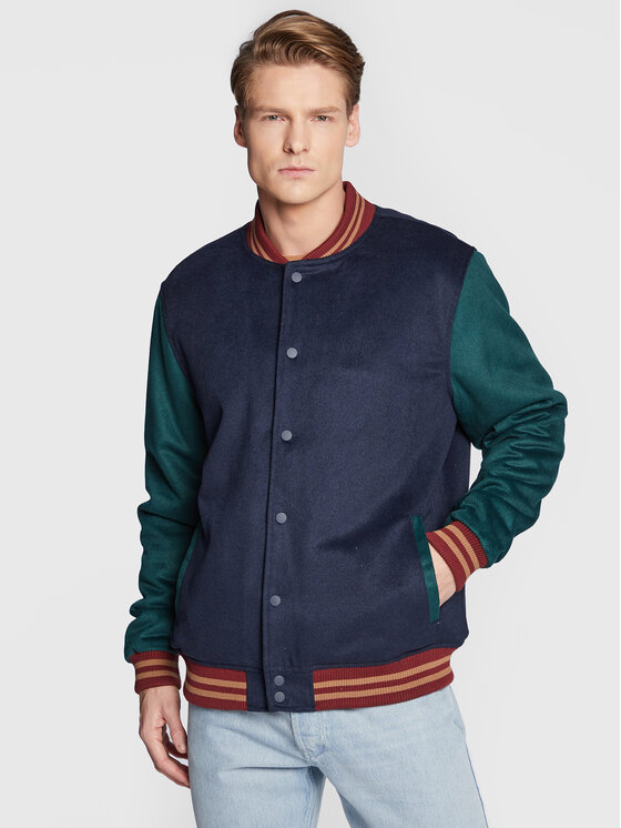 Cotton On Bomber 3611537 Tamnoplava Regular Fit