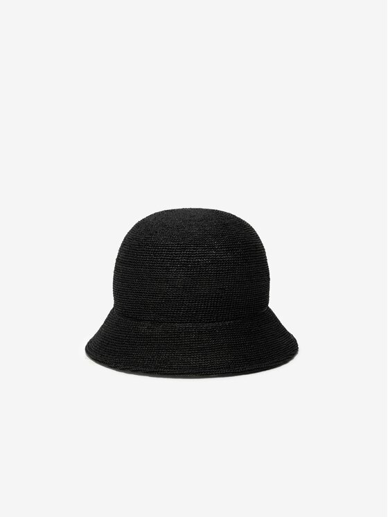 Paris+Hendzel Paris+Hendzel Kapelusz Raffia Bucket Hat - No.04 Czarny