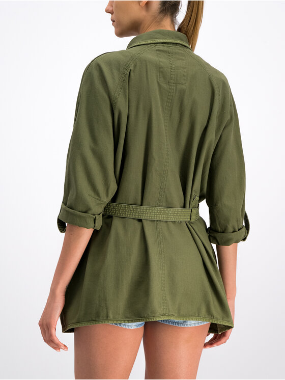 G-Star Raw G-Star Raw Prechodná bunda D13056-59770-724 Zelená Oversize