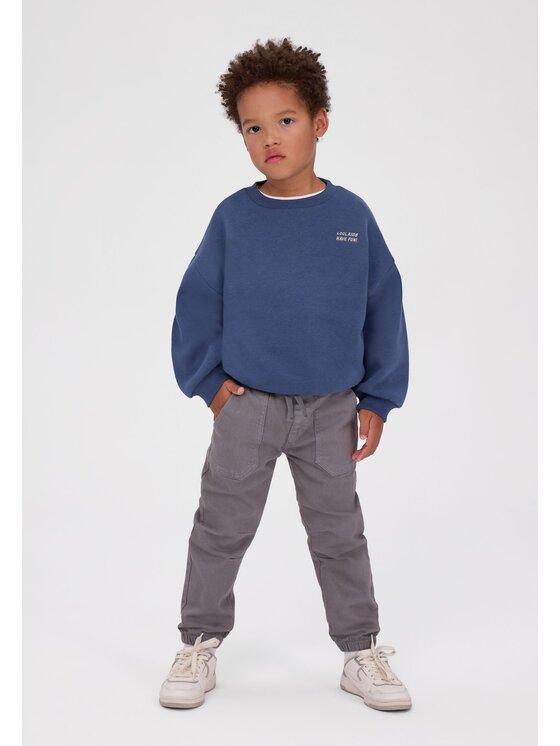 minoti minoti Spodnie materiałowe 33PANT200 Szary Regular Fit
