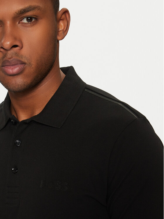 BOSS BOSS Polokošile Paddy Mirror_R 50550887 Černá Regular Fit
