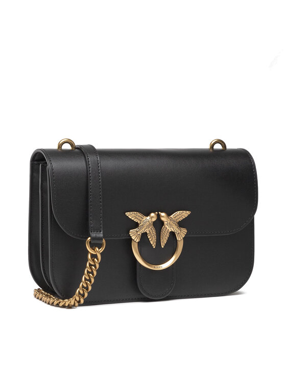 PINKO Pinko Дамска чанта Love Bell Simply Cl PE 22 PLTT 1P22L1 Y7SP Черен