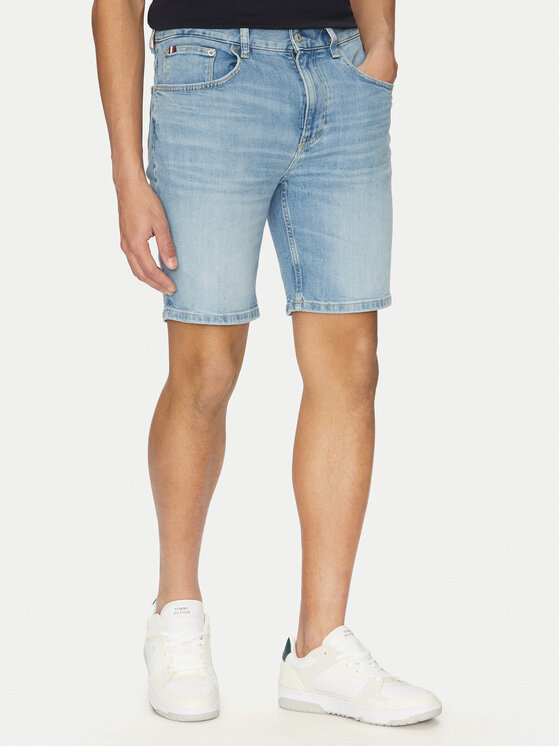 Tommy Hilfiger Tommy Hilfiger Džínové šortky Brooklyn MW0MW39195 Modrá Slim Fit