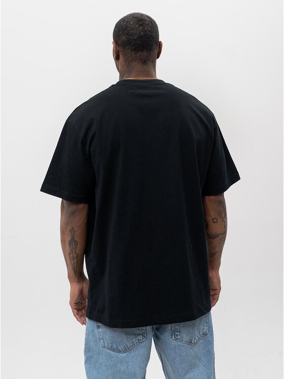 Metoda Sport Metoda Sport T-Shirt Koszulka Z Krótkim Rękawem Oversize Czarna Metoda Sport Name L Czarny Oversize