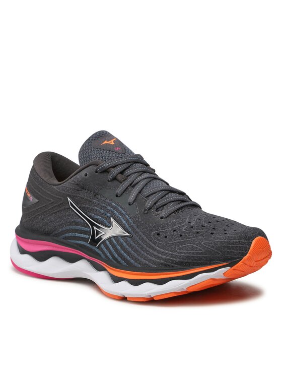 Mizuno Mizuno Bežecké topánky Wave Sky 6 J1GD220271 Sivá