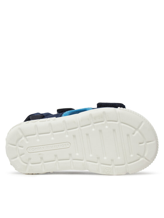 Tommy Hilfiger Tommy Hilfiger Sandały Velcro T1B2-33420-1591 S Granatowy