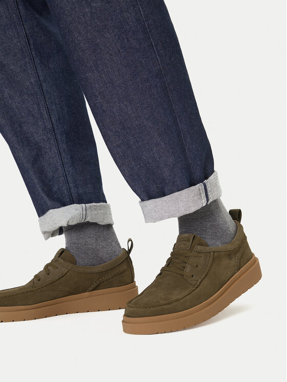 Clarks Clarks Poolsaapad Polden Moc 26180869 Roheline