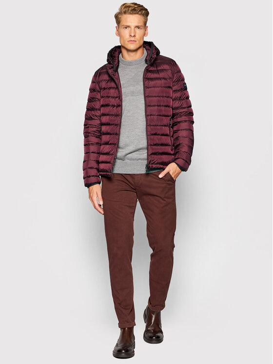 Giubbotto piumino C0P2008 Bordeaux Regular Fit