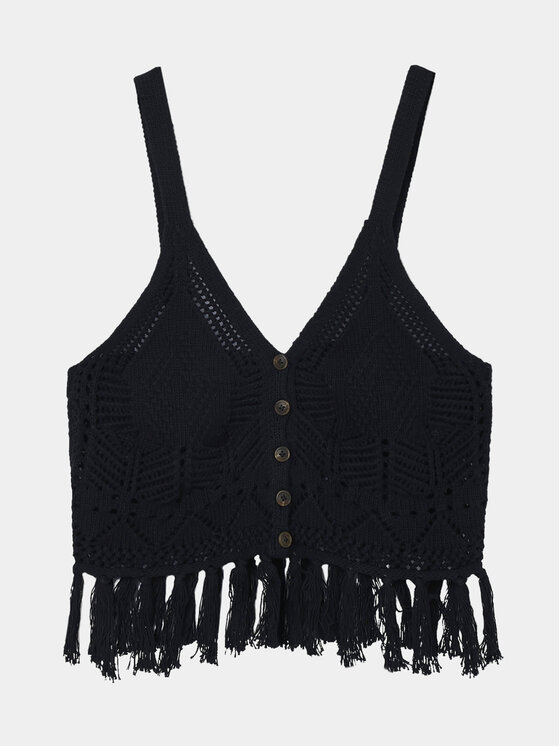 Desigual Desigual Топ Madagascar 24SWMF01 Чорний Regular Fit
