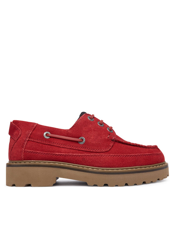 Tommy Jeans Pantofi Tjw Archive 01 Low Boat Shoe EN0EN03157 Roșu