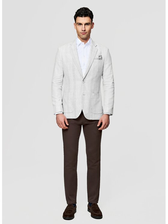 Pako Lorente Pako Lorente Marynarka P26SF-3X-024 Szary Slim Fit