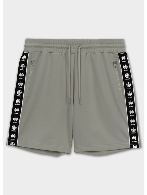 PITBULL PITBULL Szorty materiałowe AUTOMATIC Szary Regular Fit