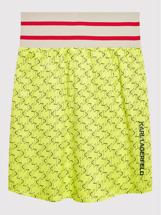 Karl Lagerfeld Kids Karl Lagerfeld Kids Szoknya Z13084 S Zöld Regular Fit