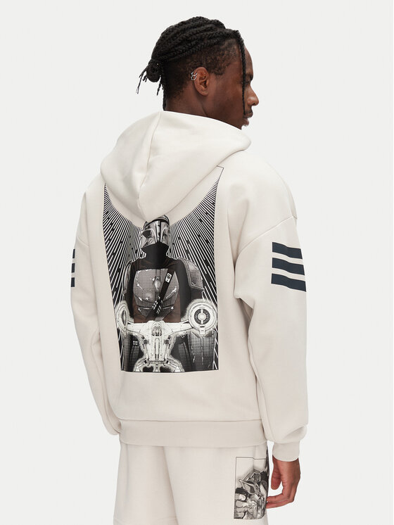 adidas adidas Sweatshirt Star Wars The Mandalorian™ JI5719 Beige Regular Fit