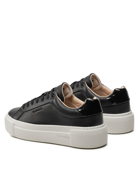 Calvin Klein Calvin Klein Sneakers Ff Cupsole Lace Up W/Ml Lth HW0HW02118 Nero