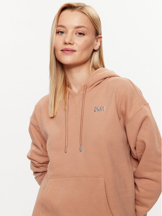DKNY Sport DKNY Sport Felpa DP2T9057 Marrone Regular Fit